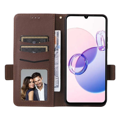 For Xiaomi Redmi 13C 5G / Redmi 13R 5G / Poco M6 5G Case with Wrist Strap Leather Cell Phone Cover