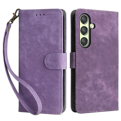 For Samsung Galaxy S24+ Magnetic Case PU Leather+TPU RFID Blocking Cover
