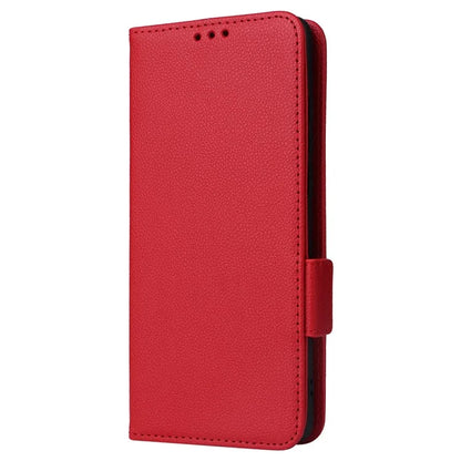 For OnePlus Ace 3 5G / 12R 5G Phone Case Leather Litchi Texture Cover with Wrist Strap
