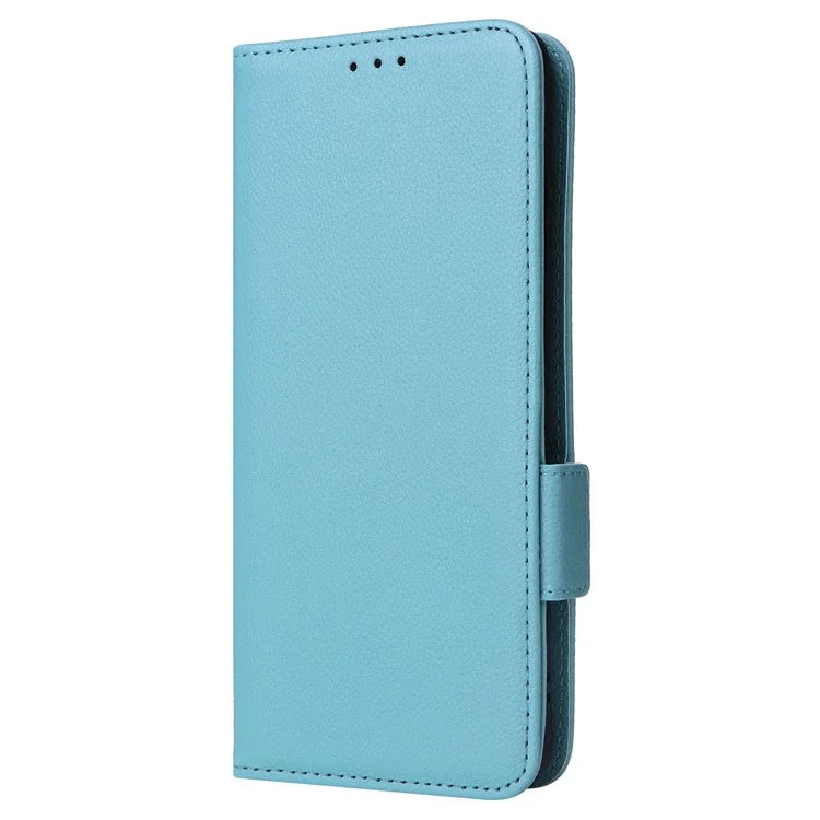 For OnePlus Ace 3 5G / 12R 5G Phone Case Leather Litchi Texture Cover with Wrist Strap