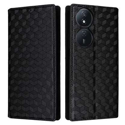 For Honor X7b 4G / Play 50 Plus 5G / Play 8T 5G Case Rhombus Pattern Automatic Closing Protective Cover