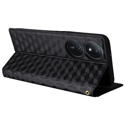 For Honor X7b 4G / Play 50 Plus 5G / Play 8T 5G Case Rhombus Pattern Automatic Closing Protective Cover