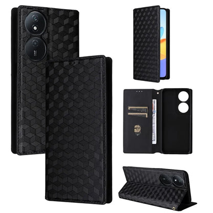For Honor X7b 4G / Play 50 Plus 5G / Play 8T 5G Case Rhombus Pattern Automatic Closing Protective Cover