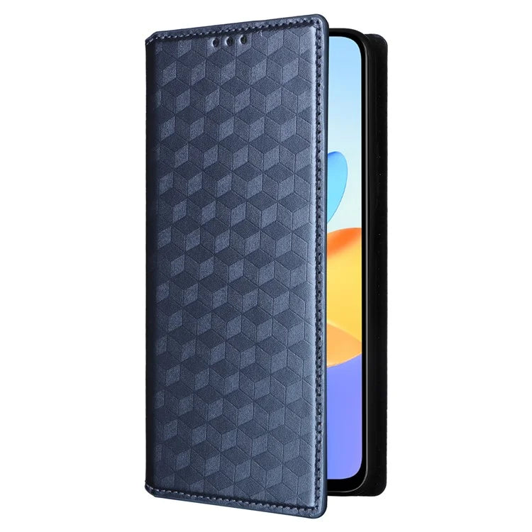 For Honor X7b 4G / Play 50 Plus 5G / Play 8T 5G Case Rhombus Pattern Automatic Closing Protective Cover