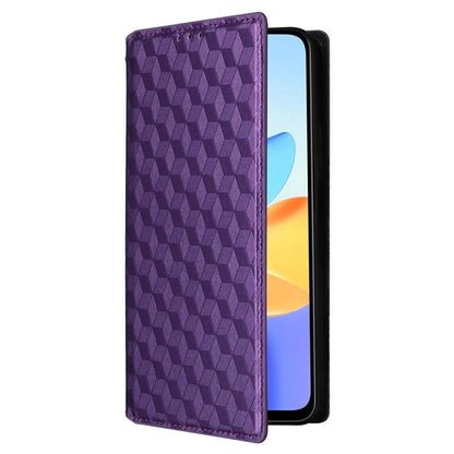 For Honor X7b 4G / Play 50 Plus 5G / Play 8T 5G Case Rhombus Pattern Automatic Closing Protective Cover