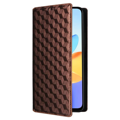 For Honor X7b 4G / Play 50 Plus 5G / Play 8T 5G Case Rhombus Pattern Automatic Closing Protective Cover