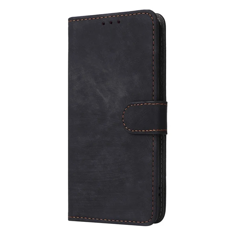 For Samsung Galaxy S24 Wallet Case RFID Blocking Phone Cover with Wrist Strap
