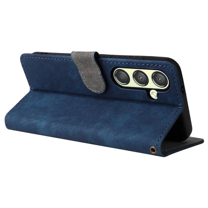 For Samsung Galaxy S24 Wallet Case RFID Blocking Phone Cover with Wrist Strap