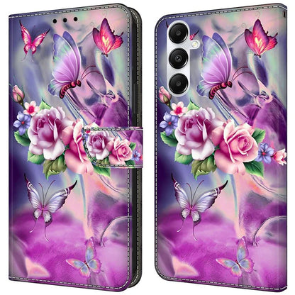 For Samsung Galaxy A35 5G Magnetic Case 3D Pattern Printing Leather Phone Protector