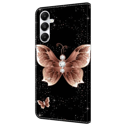 For Samsung Galaxy A35 5G Magnetic Case 3D Pattern Printing Leather Phone Protector