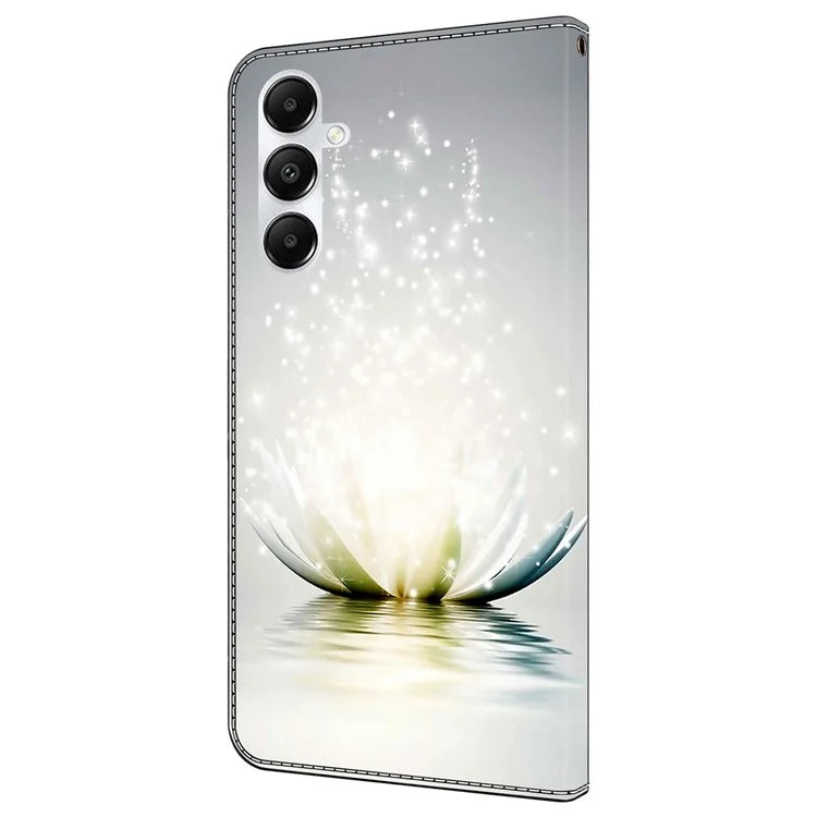 For Samsung Galaxy A35 5G Magnetic Case 3D Pattern Printing Leather Phone Protector