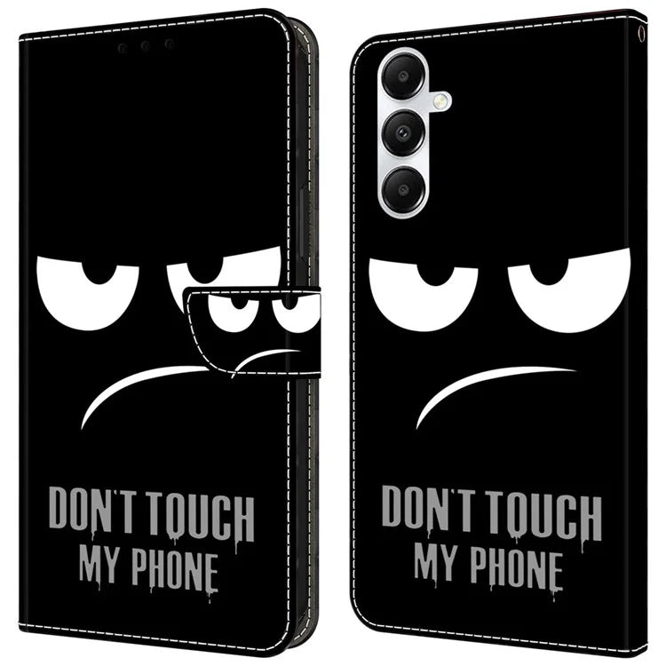For Samsung Galaxy A35 5G Case Leather Printed 3D Pattern Phone Stand Cover