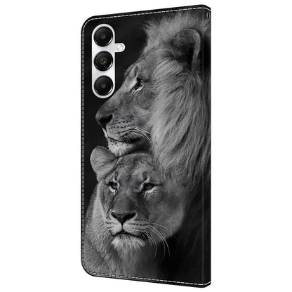 For Samsung Galaxy A35 5G Case Leather Printed 3D Pattern Phone Stand Cover