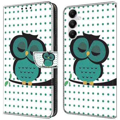 For Samsung Galaxy A35 5G Case Leather Printed 3D Pattern Phone Stand Cover
