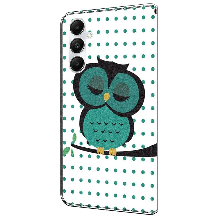 For Samsung Galaxy A35 5G Case Leather Printed 3D Pattern Phone Stand Cover