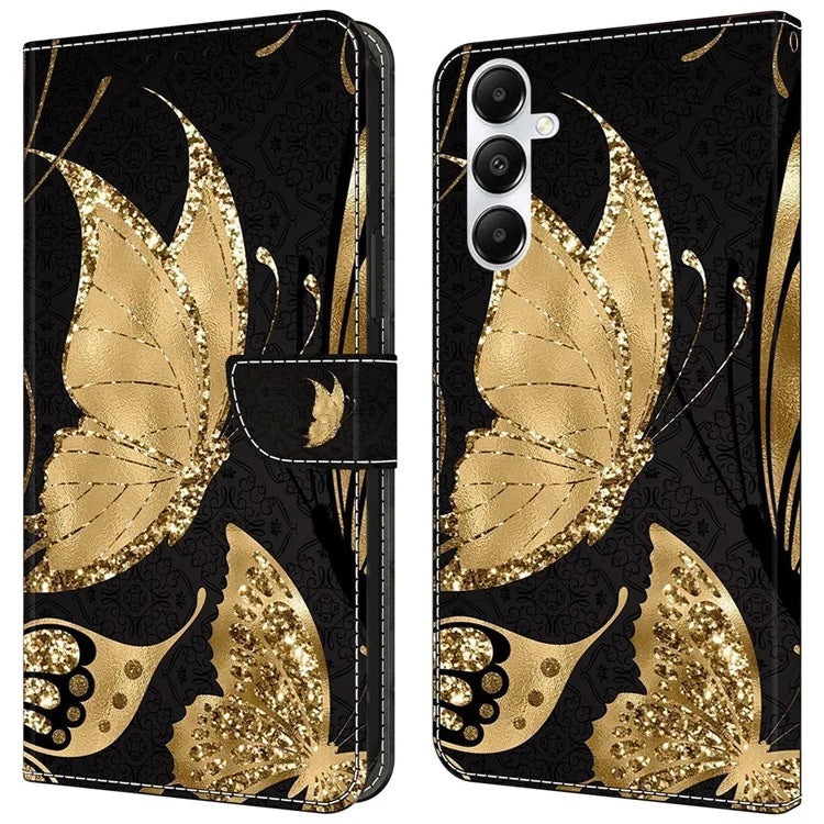 For Samsung Galaxy A35 5G Case Leather Printed 3D Pattern Phone Stand Cover