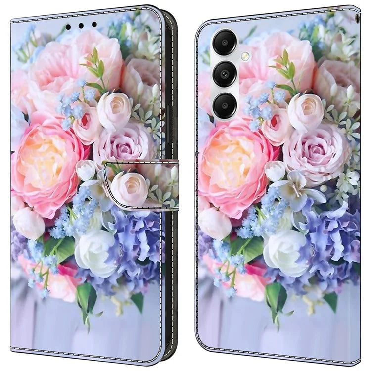 For Samsung Galaxy A35 5G Case Leather Printed 3D Pattern Phone Stand Cover