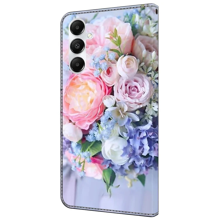 For Samsung Galaxy A35 5G Case Leather Printed 3D Pattern Phone Stand Cover