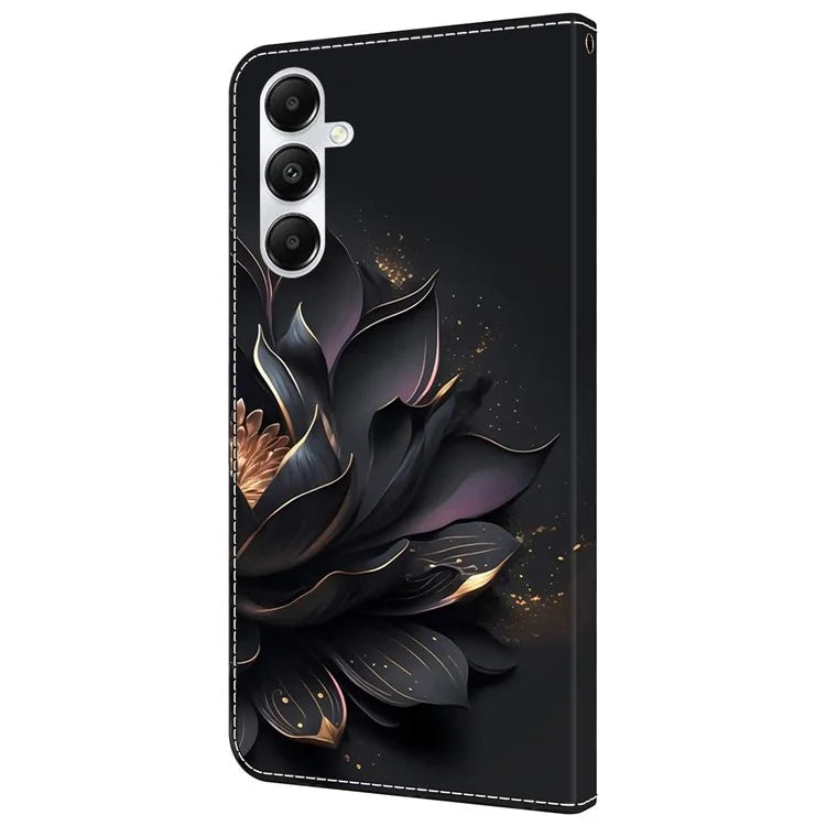 For Samsung Galaxy A35 5G Case Leather Printed 3D Pattern Phone Stand Cover
