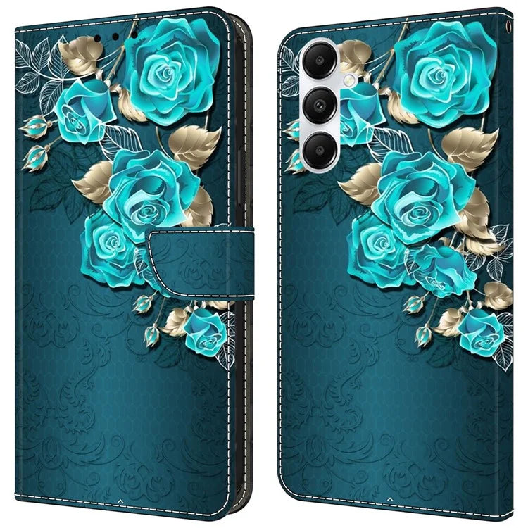 For Samsung Galaxy A35 5G Case Leather Printed 3D Pattern Phone Stand Cover
