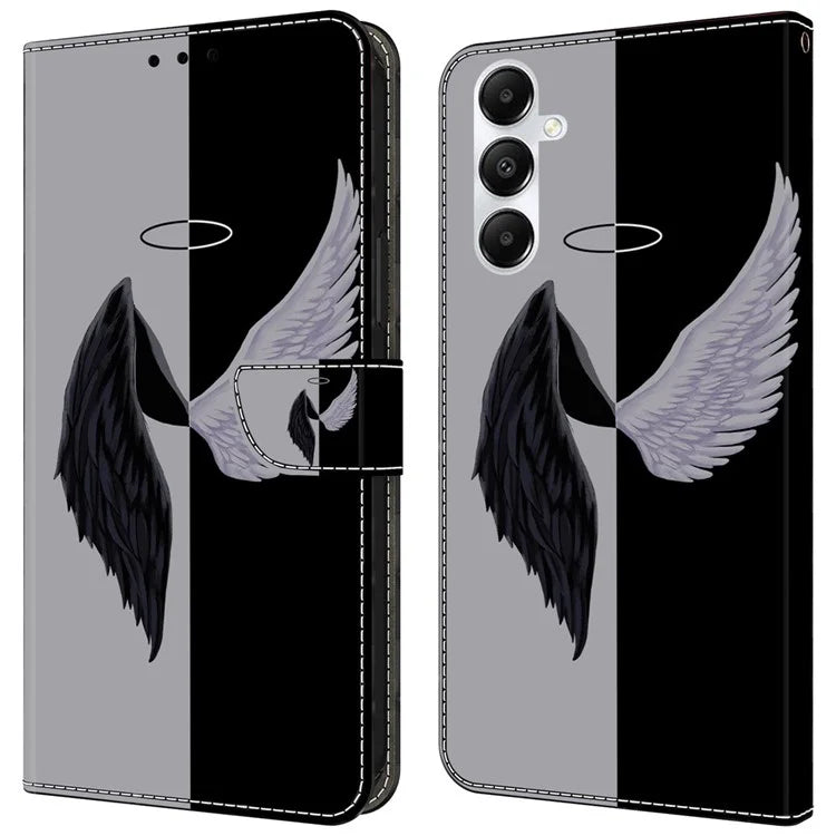 For Samsung Galaxy A35 5G Case Leather Printed 3D Pattern Phone Stand Cover