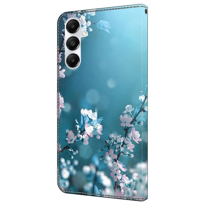 For Samsung Galaxy A55 5G Magnetic Case 3D Pattern Printing Card Holder Phone Cover