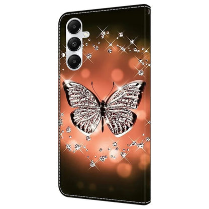 For Samsung Galaxy A55 5G Magnetic Case 3D Pattern Printing Card Holder Phone Cover
