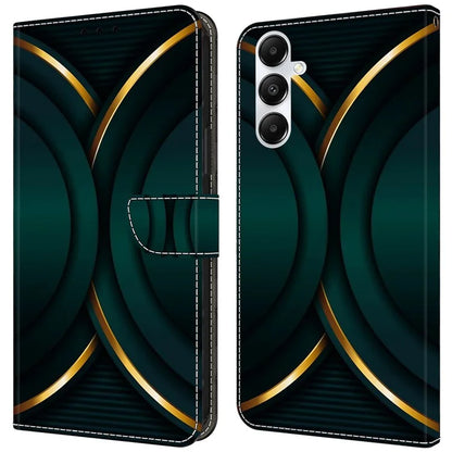 For Samsung Galaxy A55 5G Magnetic Case 3D Pattern Printing Card Holder Phone Cover