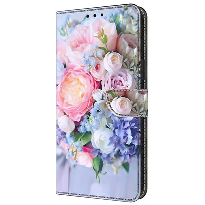For Samsung Galaxy A55 5G Cell Phone Case Printed 3D Pattern Stand Leather Cover