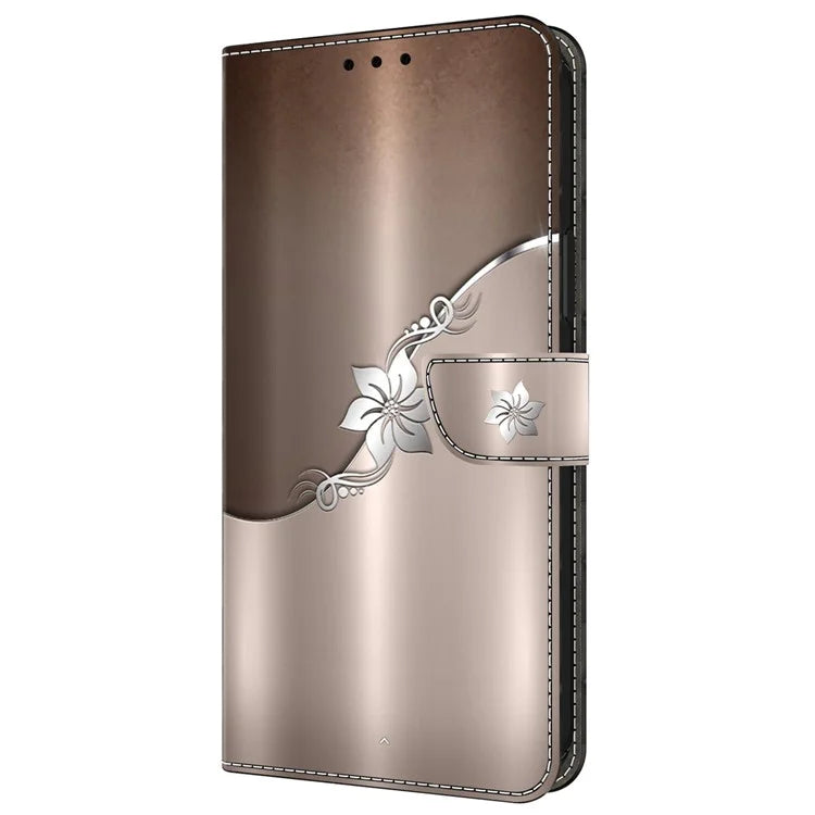 For Samsung Galaxy A55 5G Cell Phone Case Printed 3D Pattern Stand Leather Cover