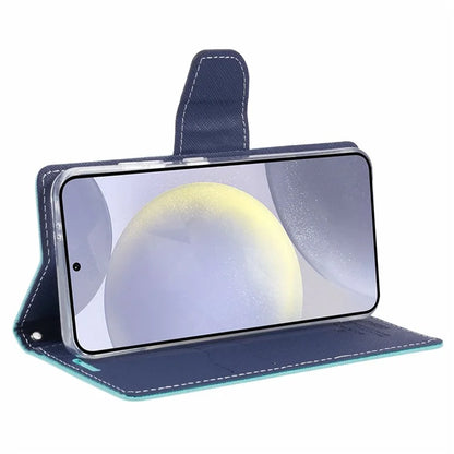 MERCURY GOOSPERY For Samsung Galaxy S24+ Wallet Case Splicing Color Leather Cover