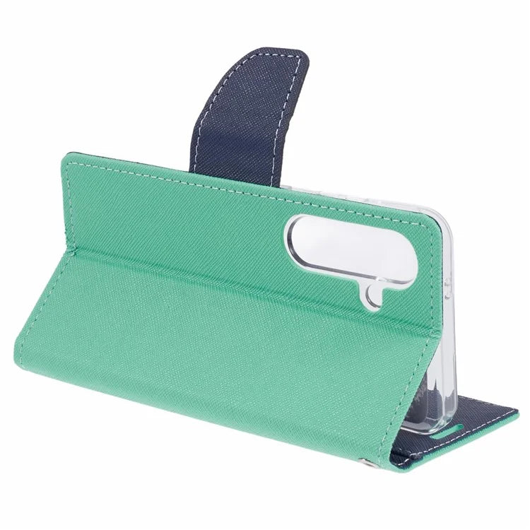 MERCURY GOOSPERY For Samsung Galaxy S24+ Wallet Case Splicing Color Leather Cover