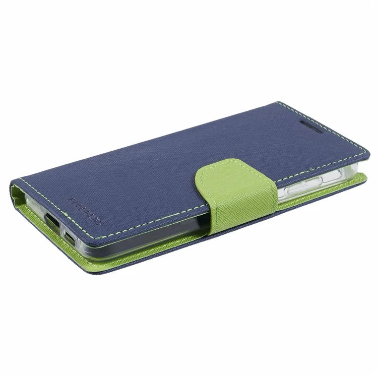 MERCURY GOOSPERY For Samsung Galaxy S24 Leather Case Wallet Cover Splicing Color