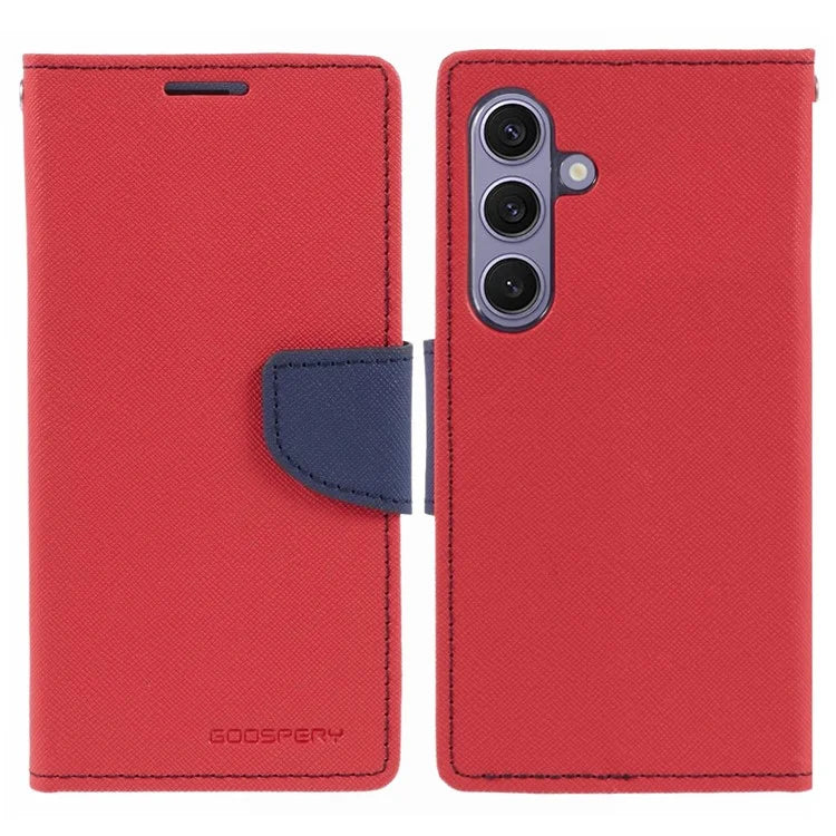 MERCURY GOOSPERY For Samsung Galaxy S24 Leather Case Wallet Cover Splicing Color