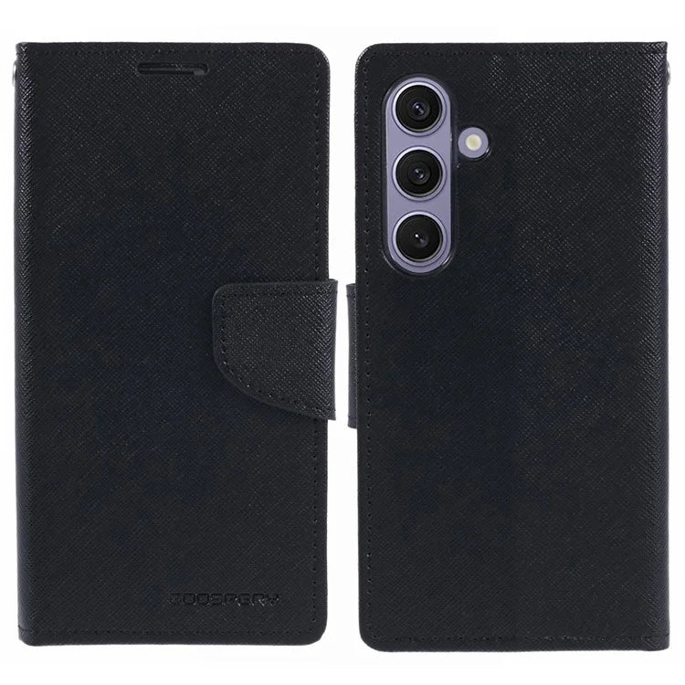 MERCURY GOOSPERY For Samsung Galaxy S24 Leather Case Wallet Cover Splicing Color