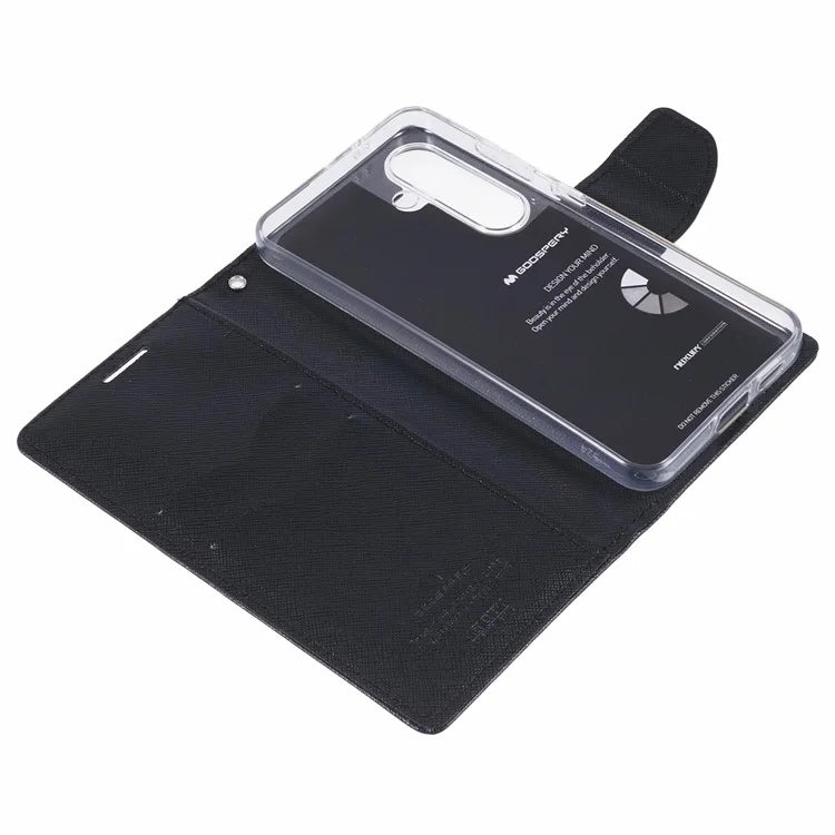 MERCURY GOOSPERY For Samsung Galaxy S24 Leather Case Wallet Cover Splicing Color