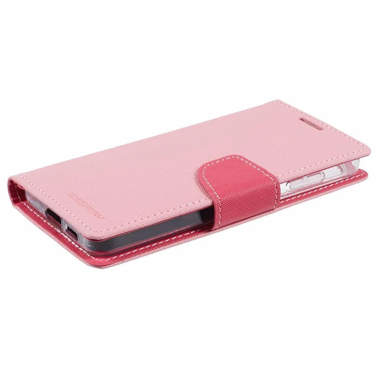 MERCURY GOOSPERY For Samsung Galaxy S24 Leather Case Wallet Cover Splicing Color