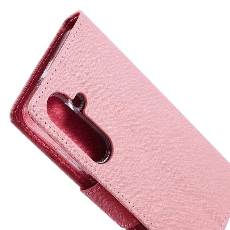 MERCURY GOOSPERY For Samsung Galaxy S24 Leather Case Wallet Cover Splicing Color