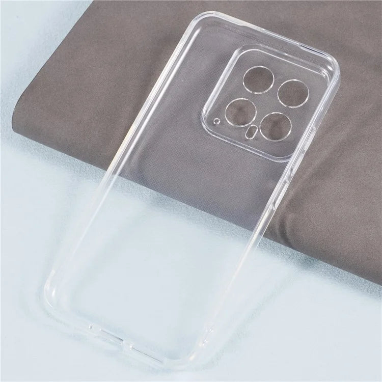 For Xiaomi 14 Cell Phone Case Clear Watermark-free 2.0mm TPU Back Shell