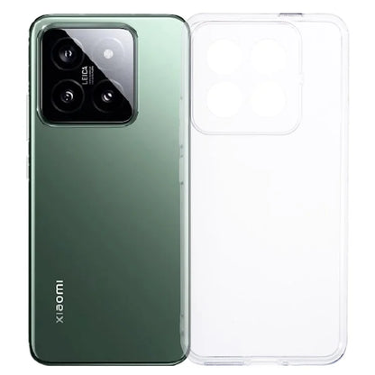 For Xiaomi 14 Pro Case 2.0mm Watermark-free Clear TPU Phone Back Cover