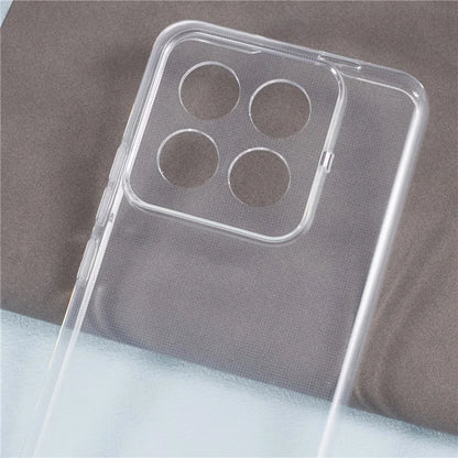 For Xiaomi 14 Pro Case 2.0mm Watermark-free Clear TPU Phone Back Cover