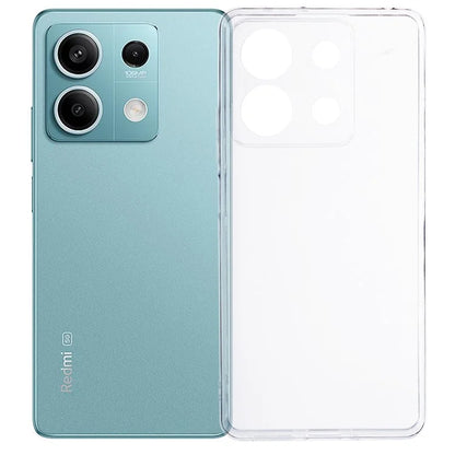 For Xiaomi Redmi Note 13 5G / 13 5G (China) Clear Case Watermark-free Slim-Fit TPU Phone Protector