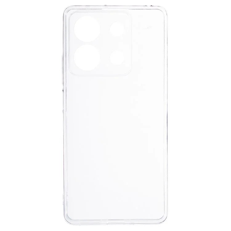 For Xiaomi Redmi Note 13 5G / 13 5G (China) Clear Case Watermark-free Slim-Fit TPU Phone Protector