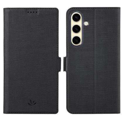 VILI DMK Series for Samsung Galaxy S24 Case PU Leather Folio Stand Phone Cover