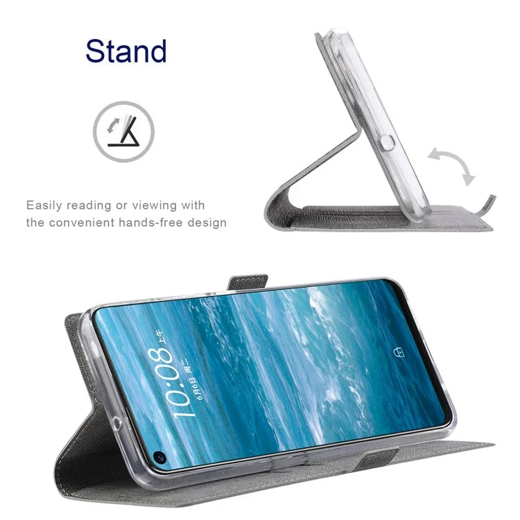 VILI DMK Series for Samsung Galaxy S24 Case PU Leather Folio Stand Phone Cover