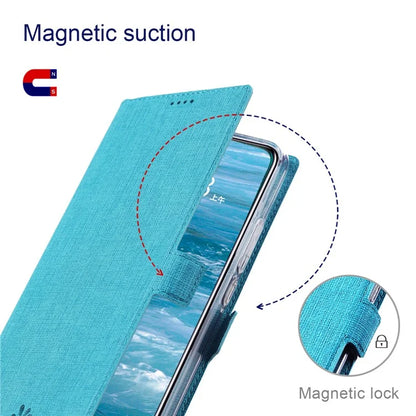 VILI DMK Series for Samsung Galaxy S24 Case PU Leather Folio Stand Phone Cover