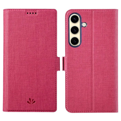 VILI DMK Series for Samsung Galaxy S24 Case PU Leather Folio Stand Phone Cover