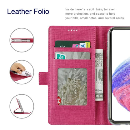 VILI DMK Series for Samsung Galaxy S24 Case PU Leather Folio Stand Phone Cover