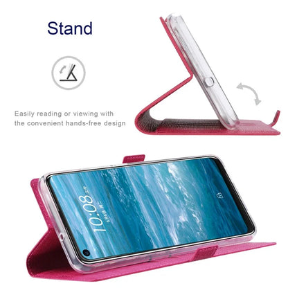 VILI DMK Series for Samsung Galaxy S24 Case PU Leather Folio Stand Phone Cover