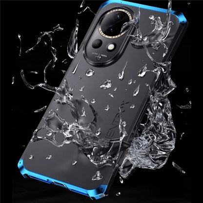 ELEMENT BOX For Huawei nova 12 Pro 5G / nova 12 Ultra 5G Case Metal Frame 3-Piece Design Slim Cover / Gold